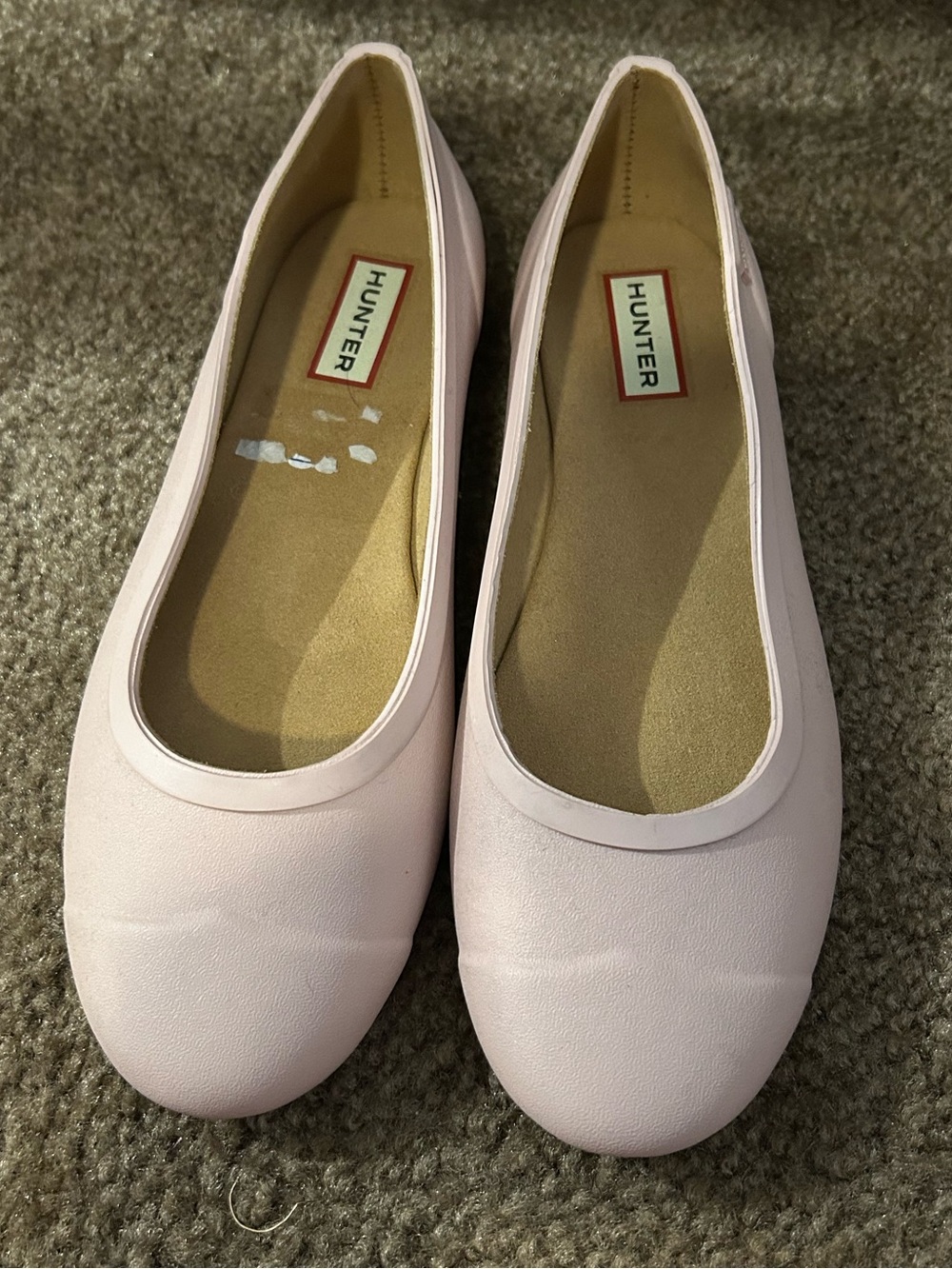 Hunter Ballet Flats in Pale Pink